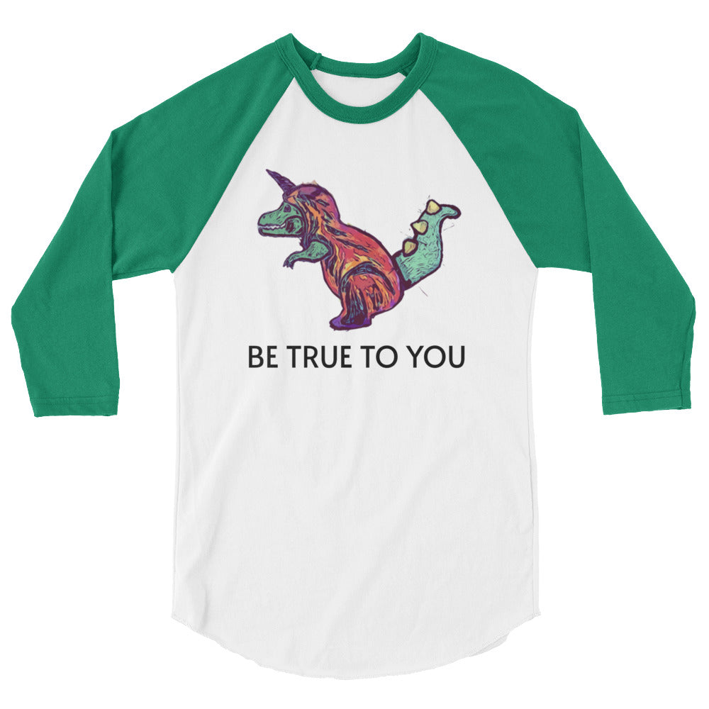 3/4 sleeve raglan shirt